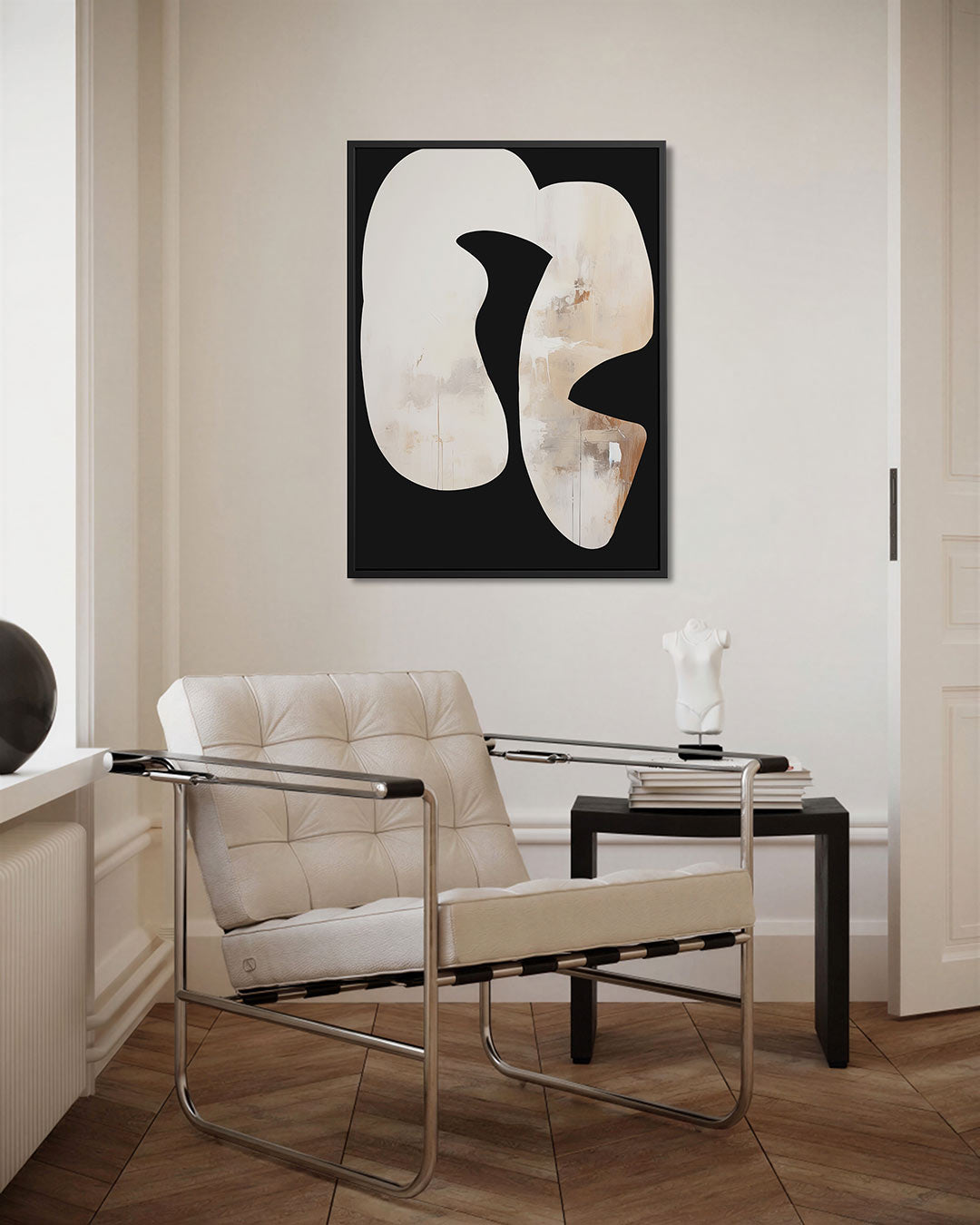 Organische vormen compositie Kunstwerk