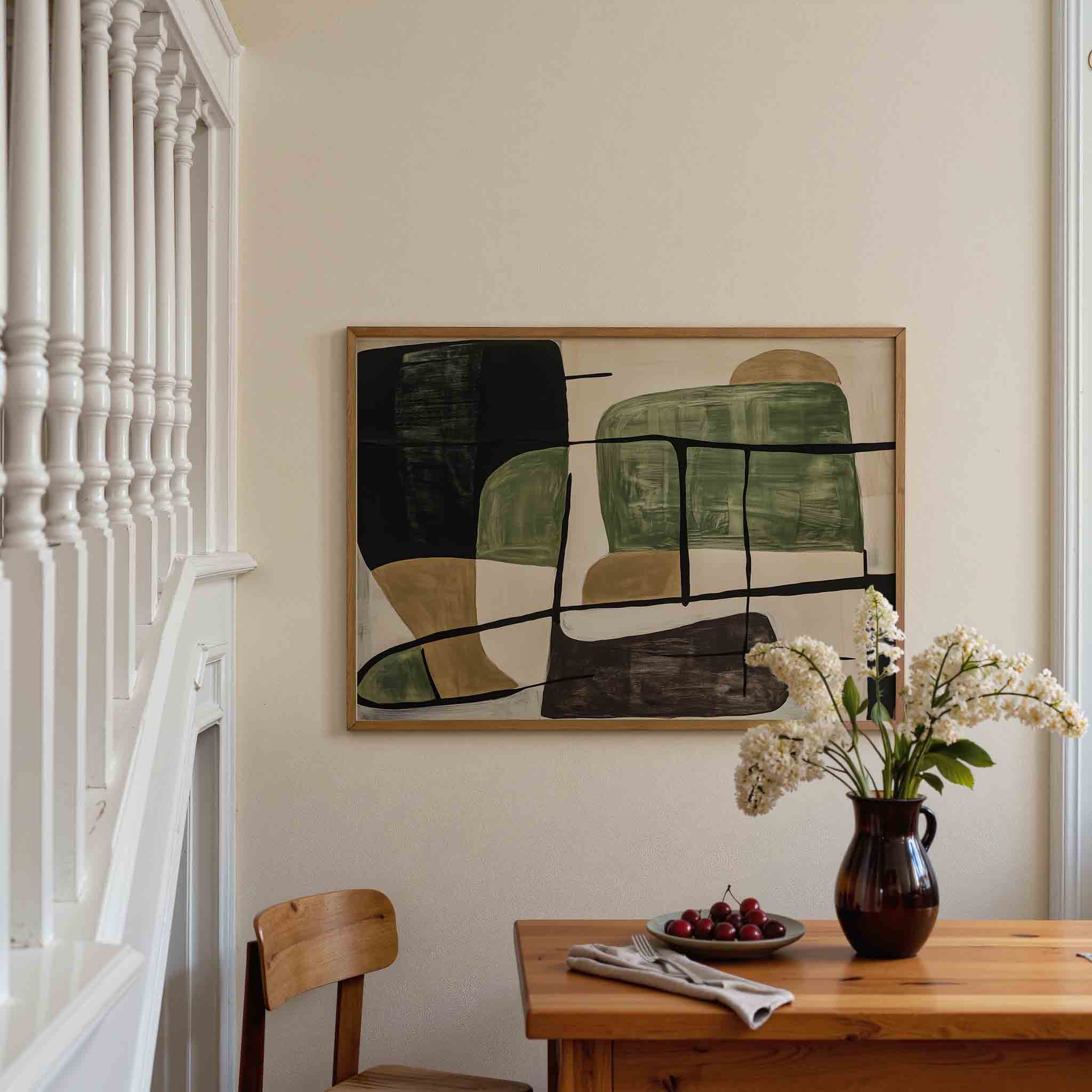 Abstracte vormen Poster