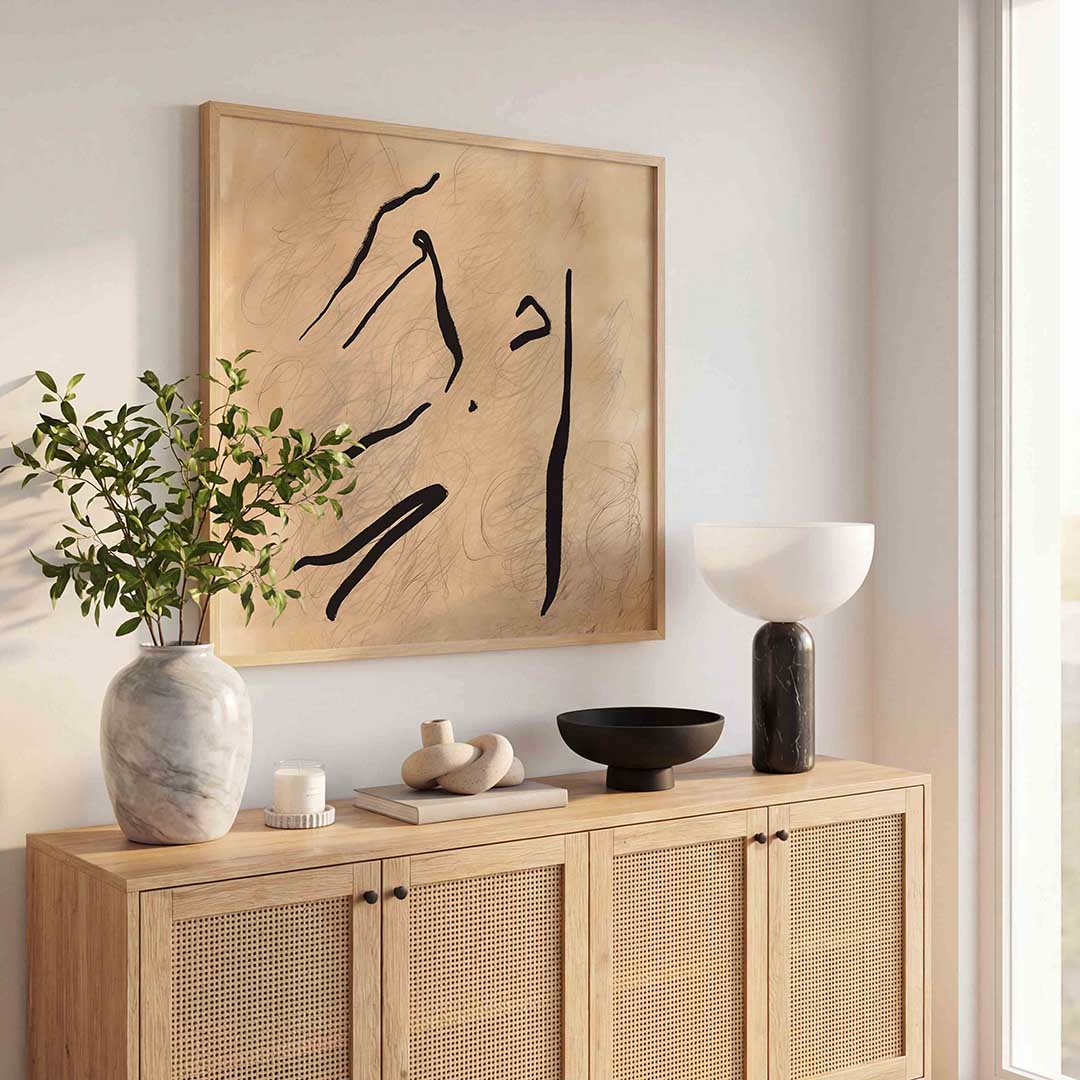 Abstracte lijnen Poster