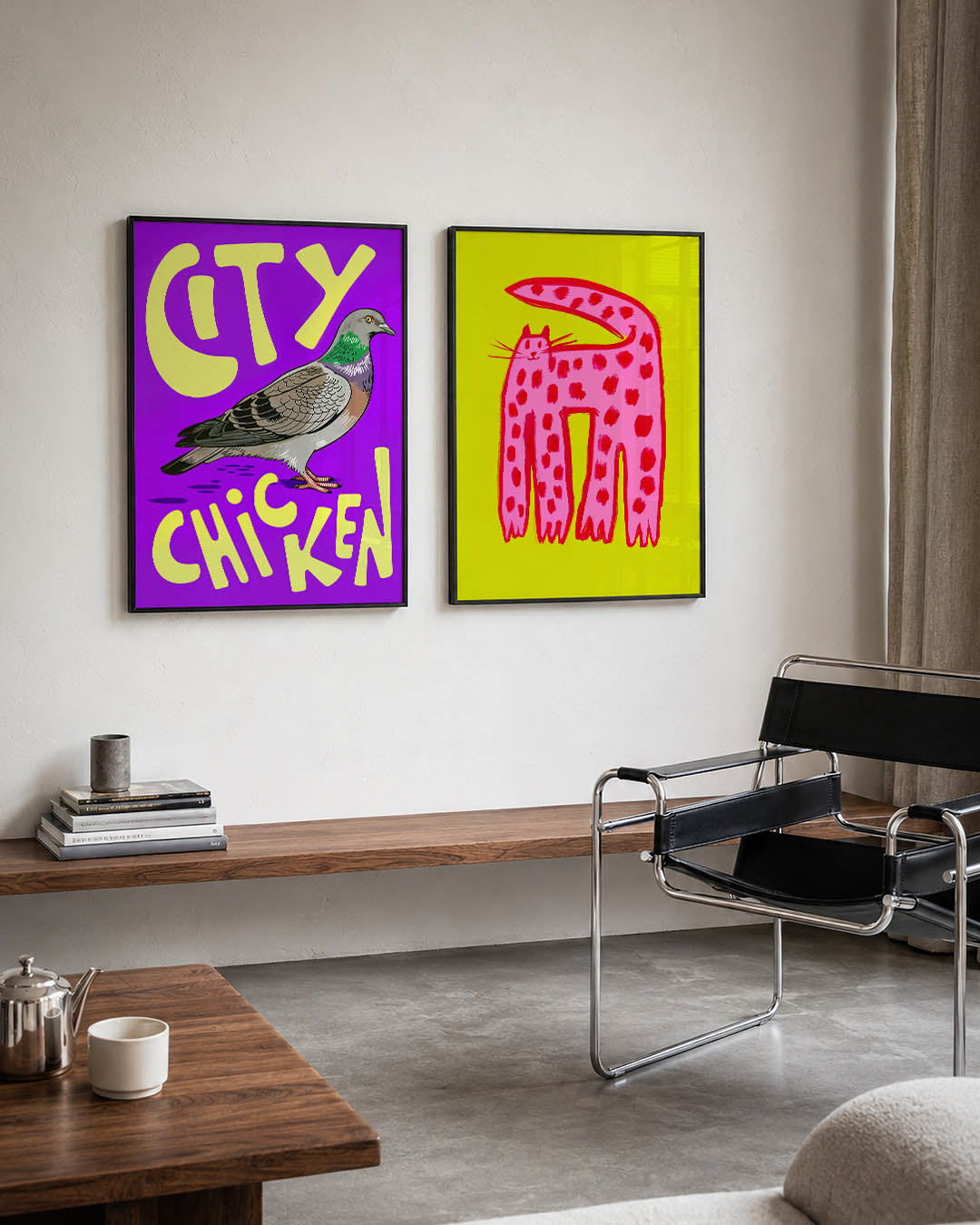 Stadsduif expressie Posterset