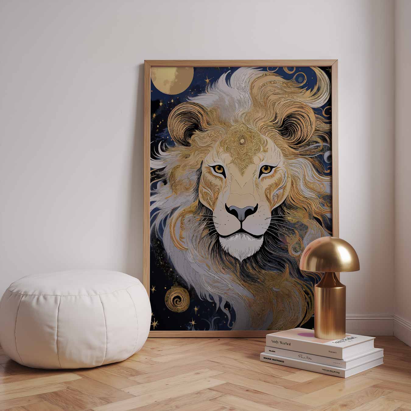 Majestueuze Leeuwenposter-WallArtistic