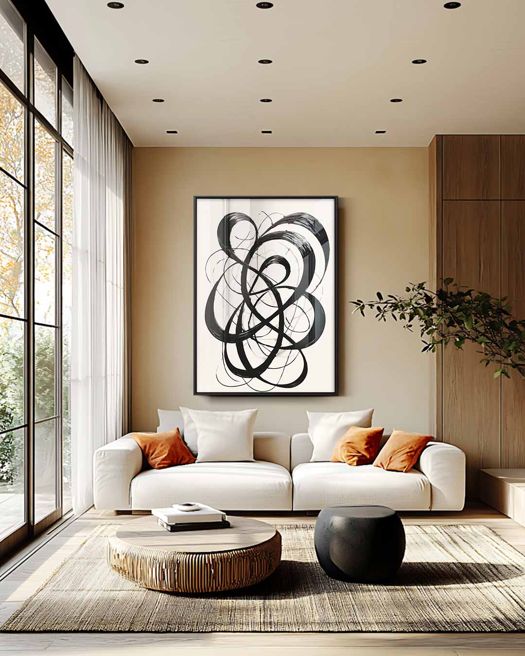 Dans van de Penselen Kunstwerk-canvas-dibond-plexiglas-wanddecoratie-WallArtistic