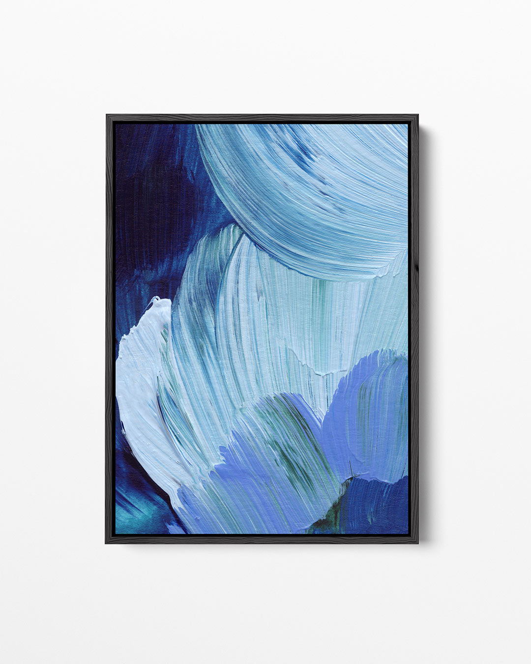 Vloeiende kleurencompositie Kunstwerk