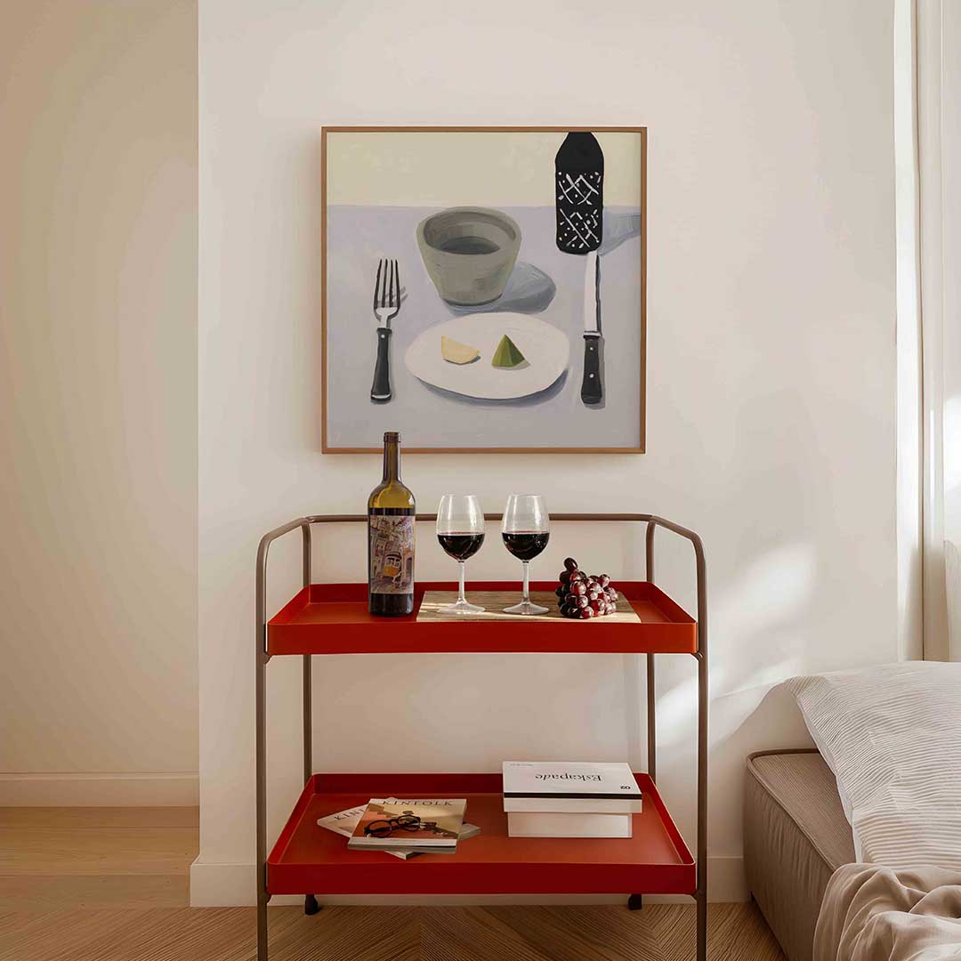 Stilleven met bestek Poster