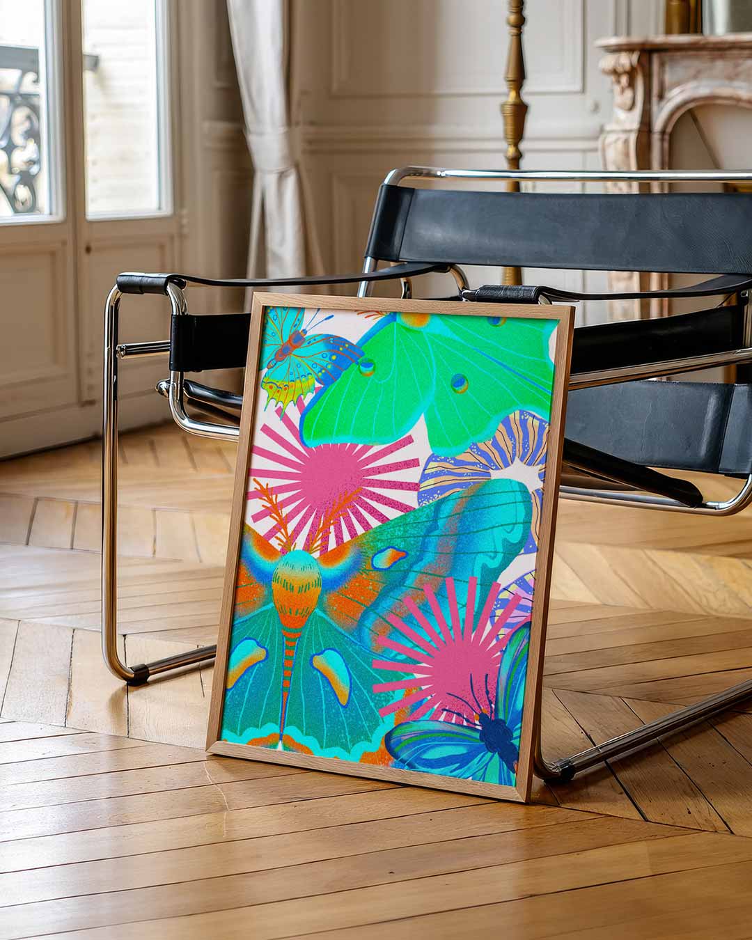 Kleurrijke Vlinders Poster-WallArtistic