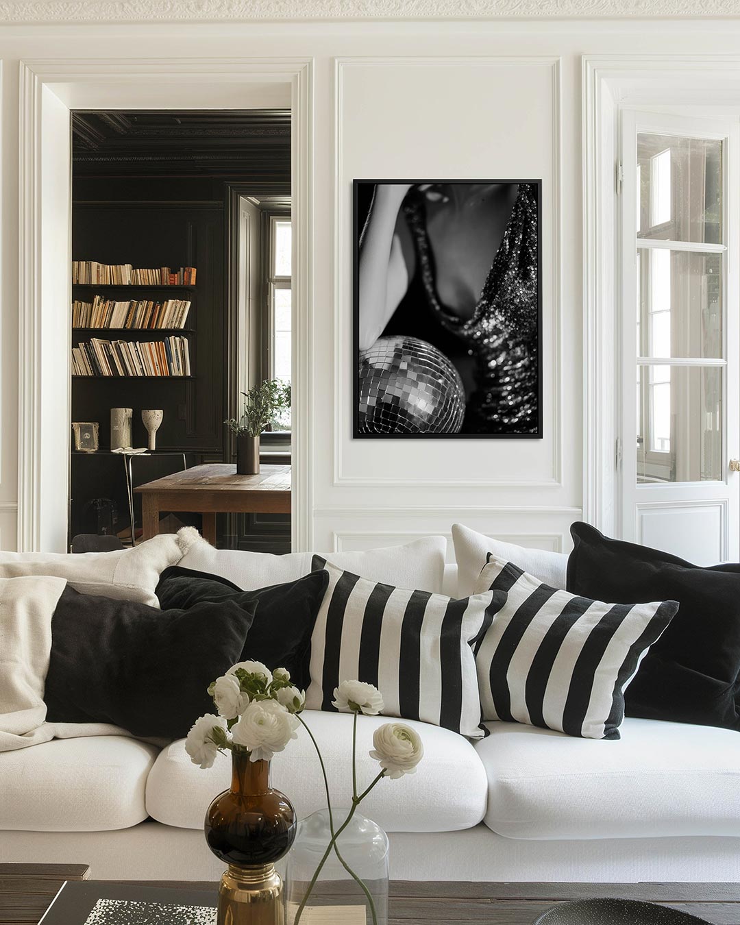 Glinsterende reflecties Kunstwerk