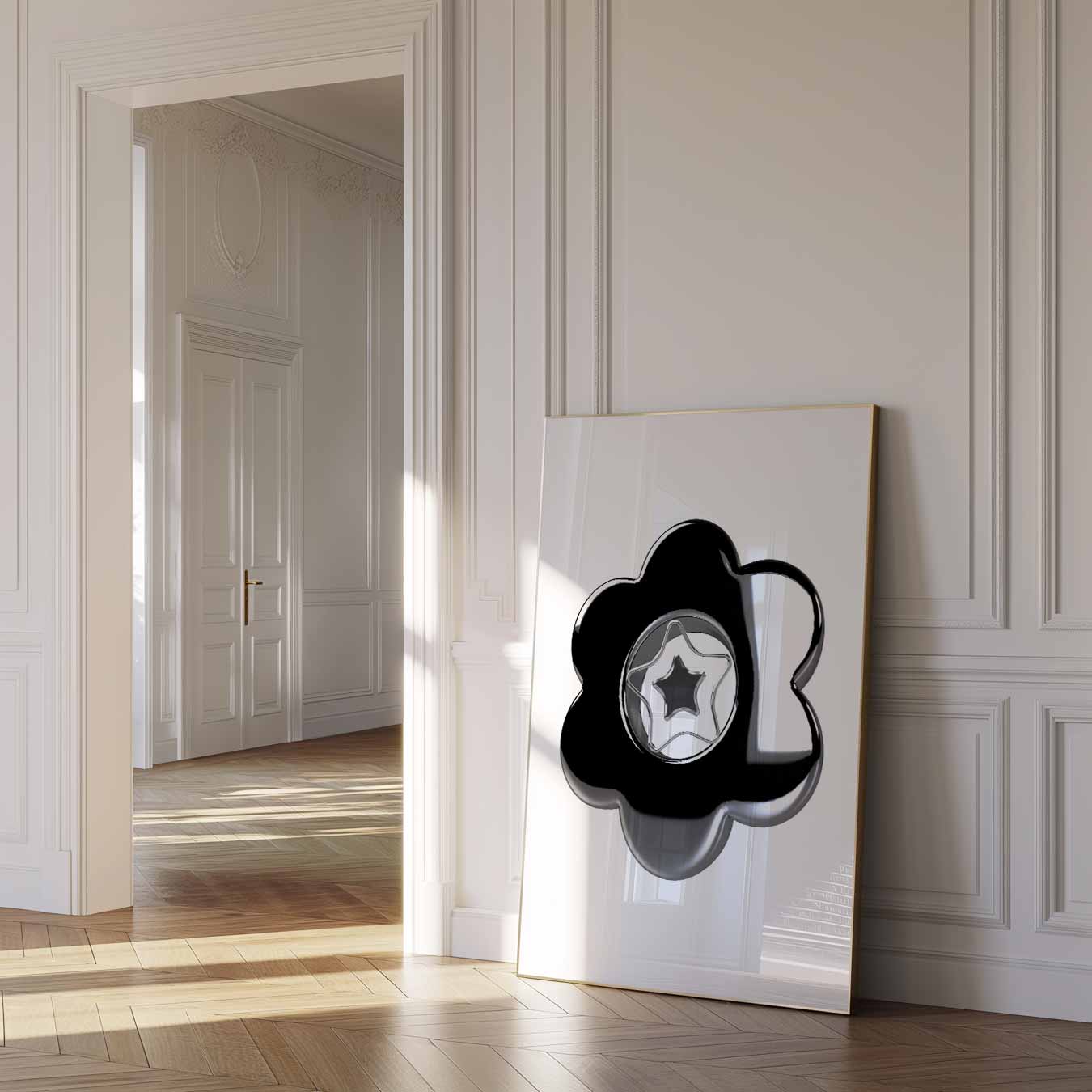 Stralende Ster Bloemenposter-WallArtistic