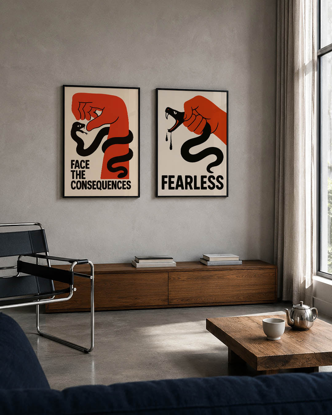 Dynamische vormkracht Posterset