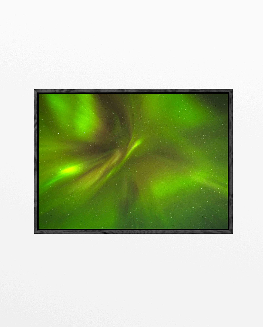 Groene hemellichten Kunstwerk