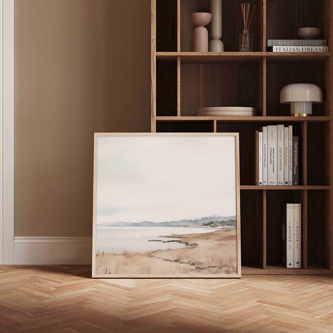 Landschap aan zee Poster