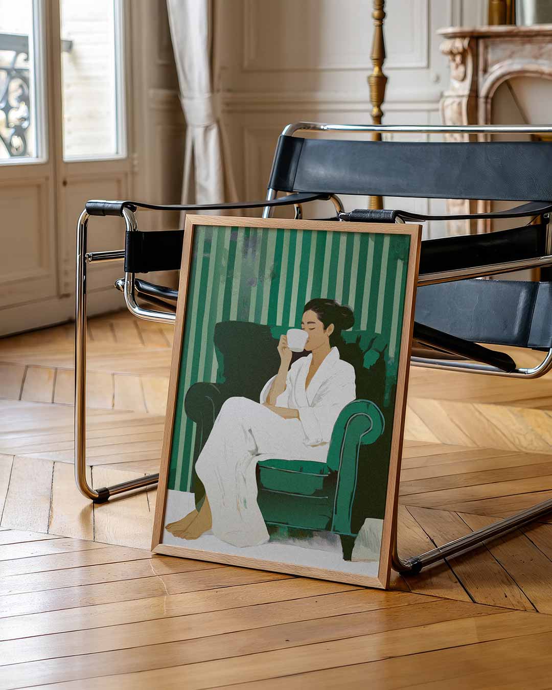 Relaxmoment Poster met Thee Poster-WallArtistic