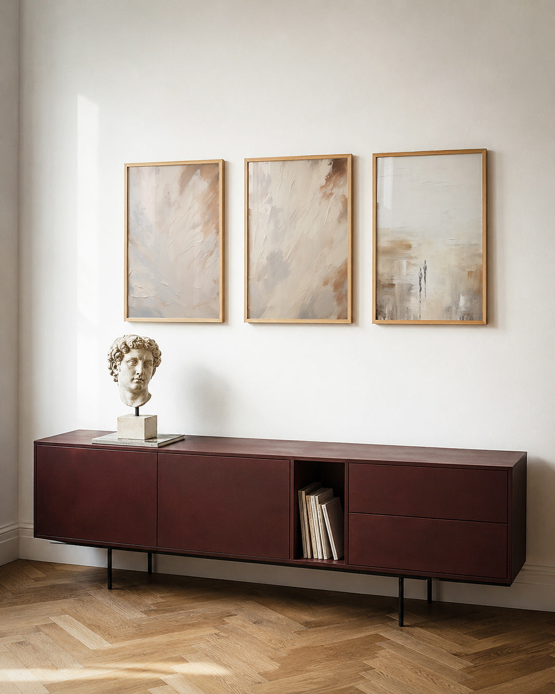Zachte kleurvlakken Posterset