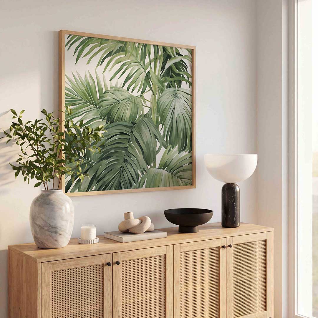 Groene bladeren Poster