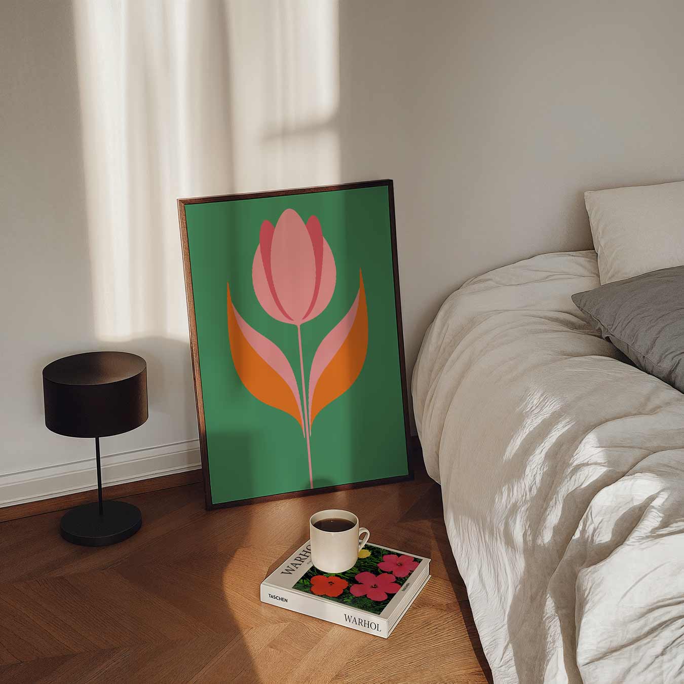 Stijlvolle Tulpenprint Poster-WallArtistic