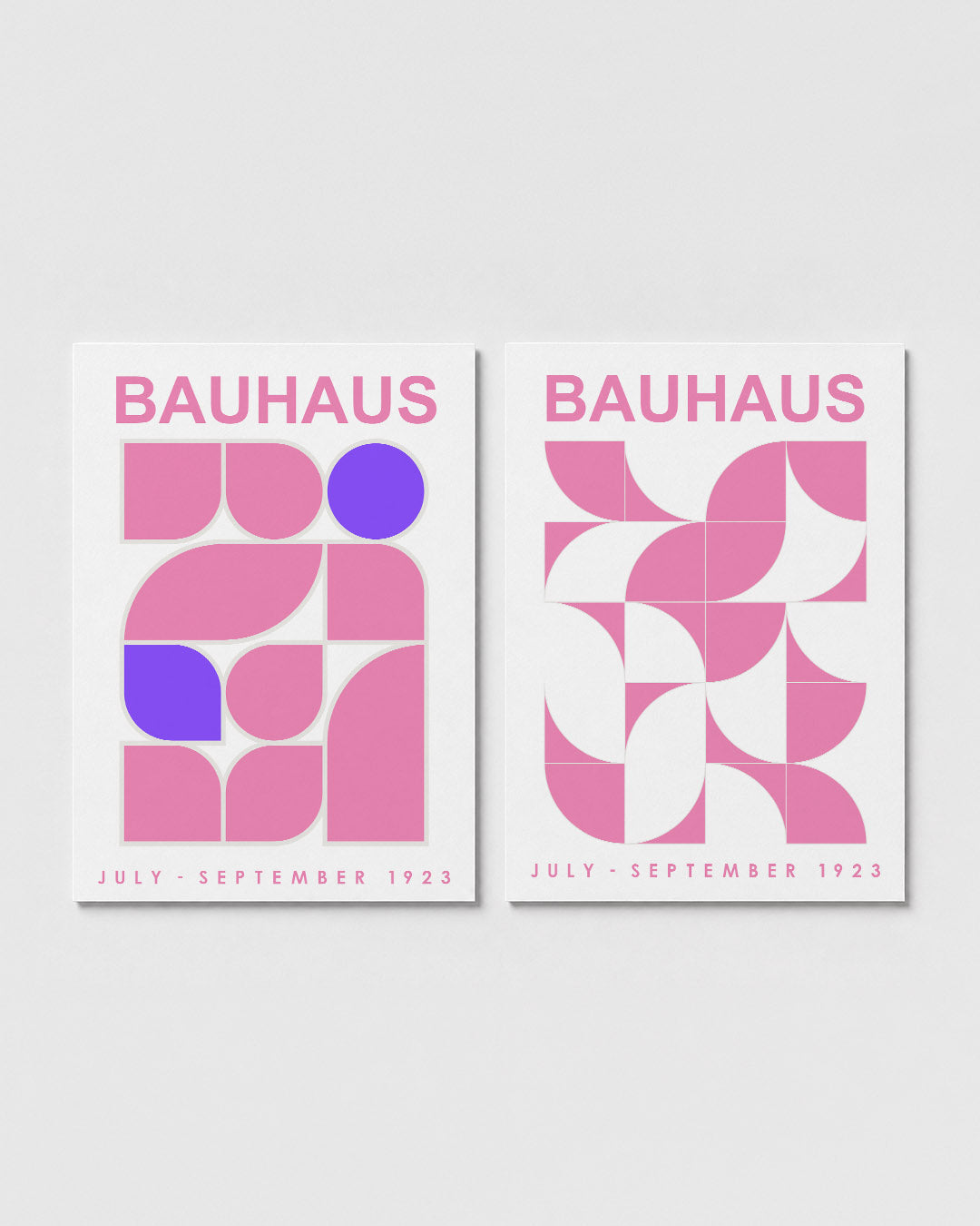 Vormenspel en kleur Posterset