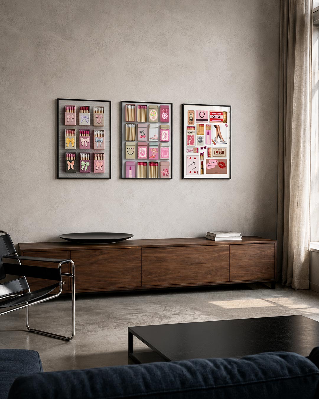 Strikjes en lucifers Posterset