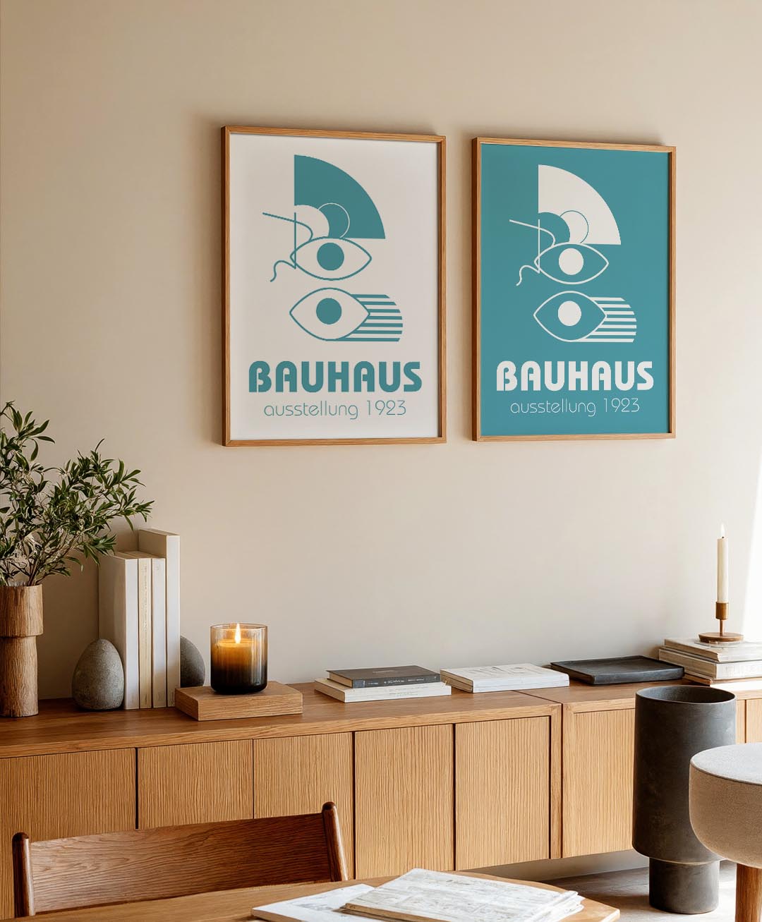 Vormen en vlakken Posterset