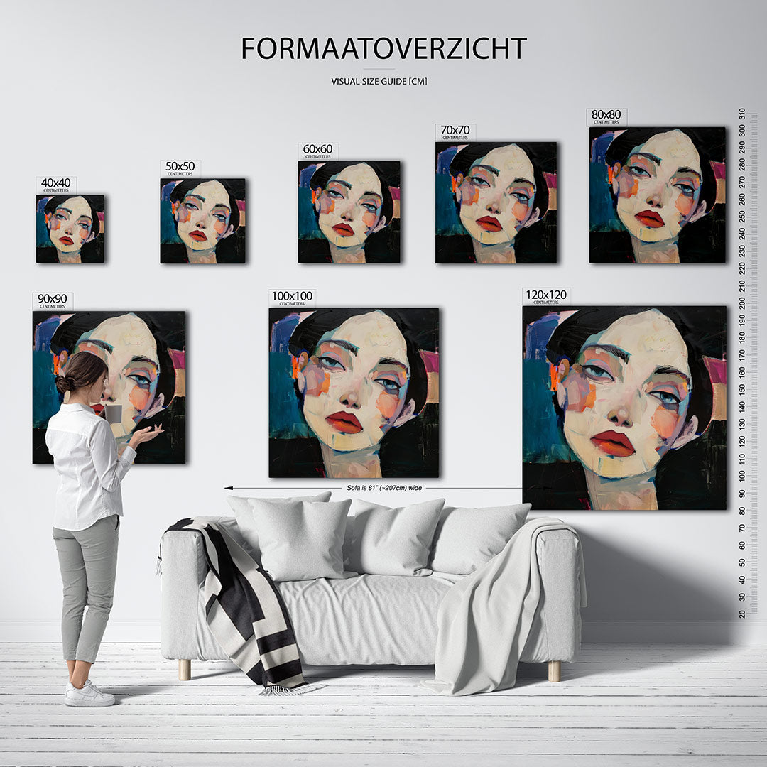 Abstracte Kunstwerk