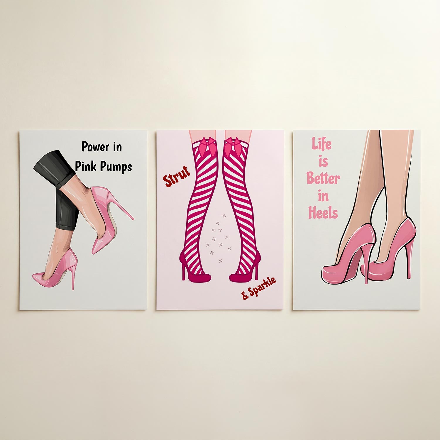 Stijlvolle schoenen Posterset