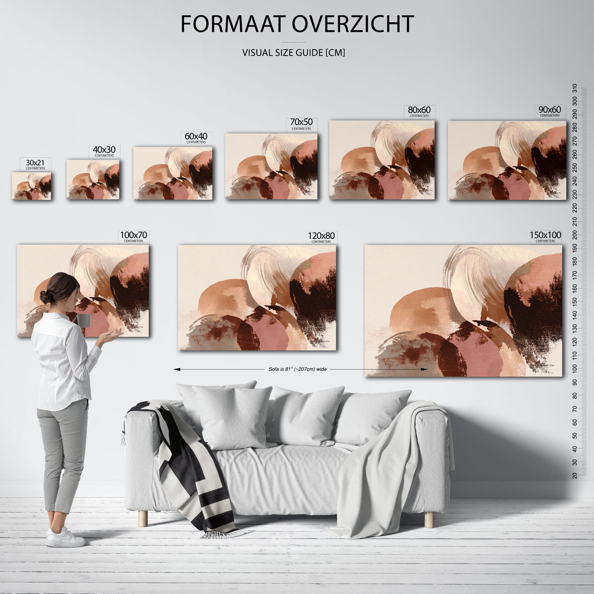 Abstracte vormen Poster