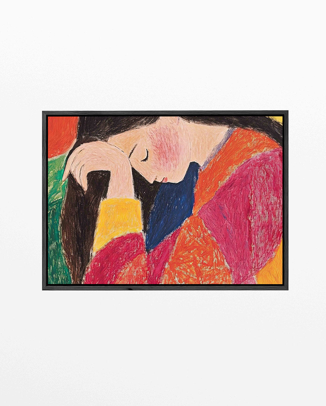 Kleurrijke dromer Kunstwerk