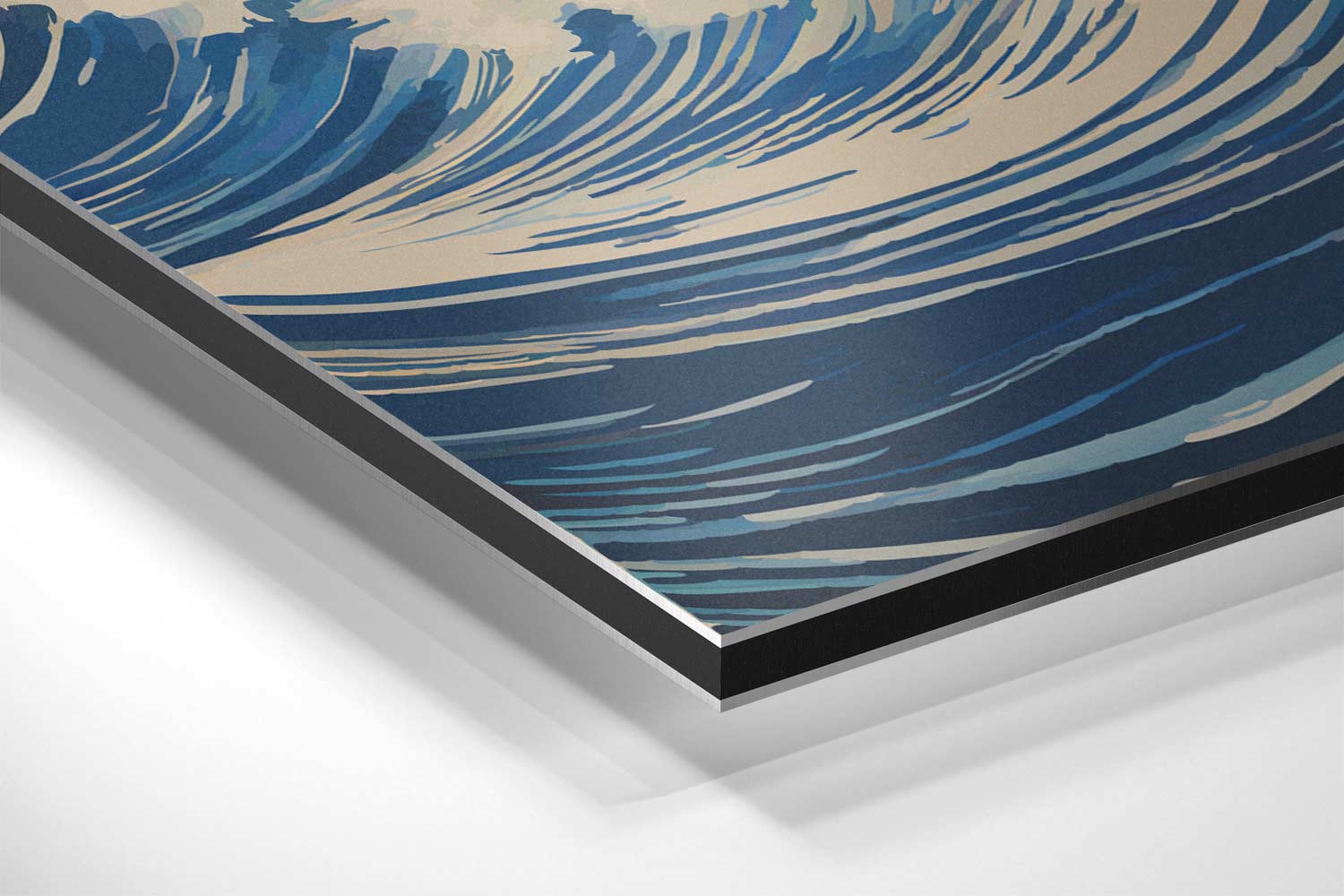 Golven van de Oceaan Kunstwerk-canvas-dibond-plexiglas-wanddecoratie-WallArtistic