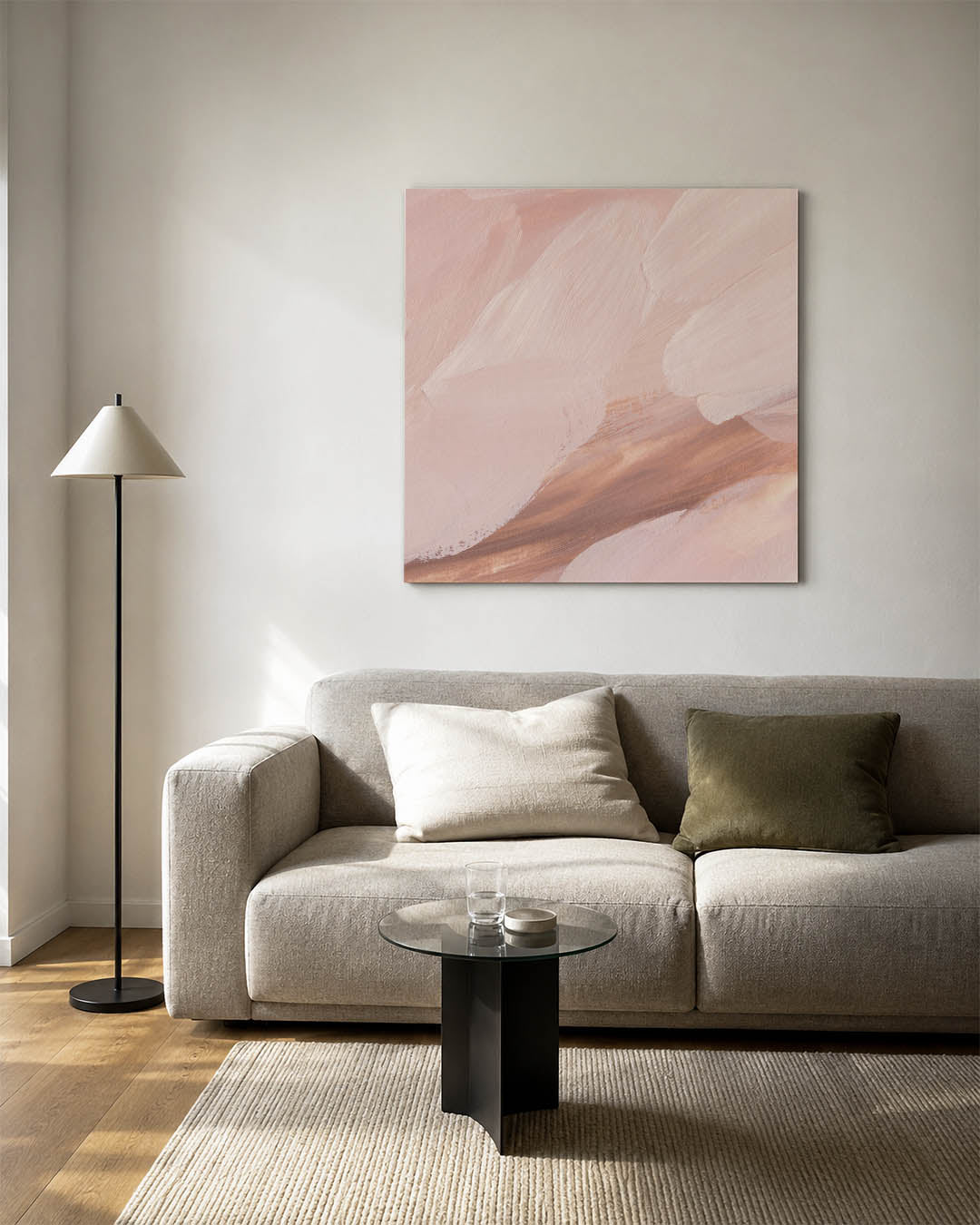 Zachte borstelstreken Kunstwerk