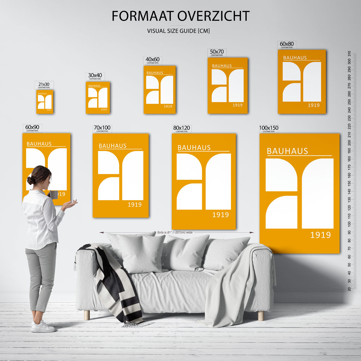 Vorm en kleur Poster