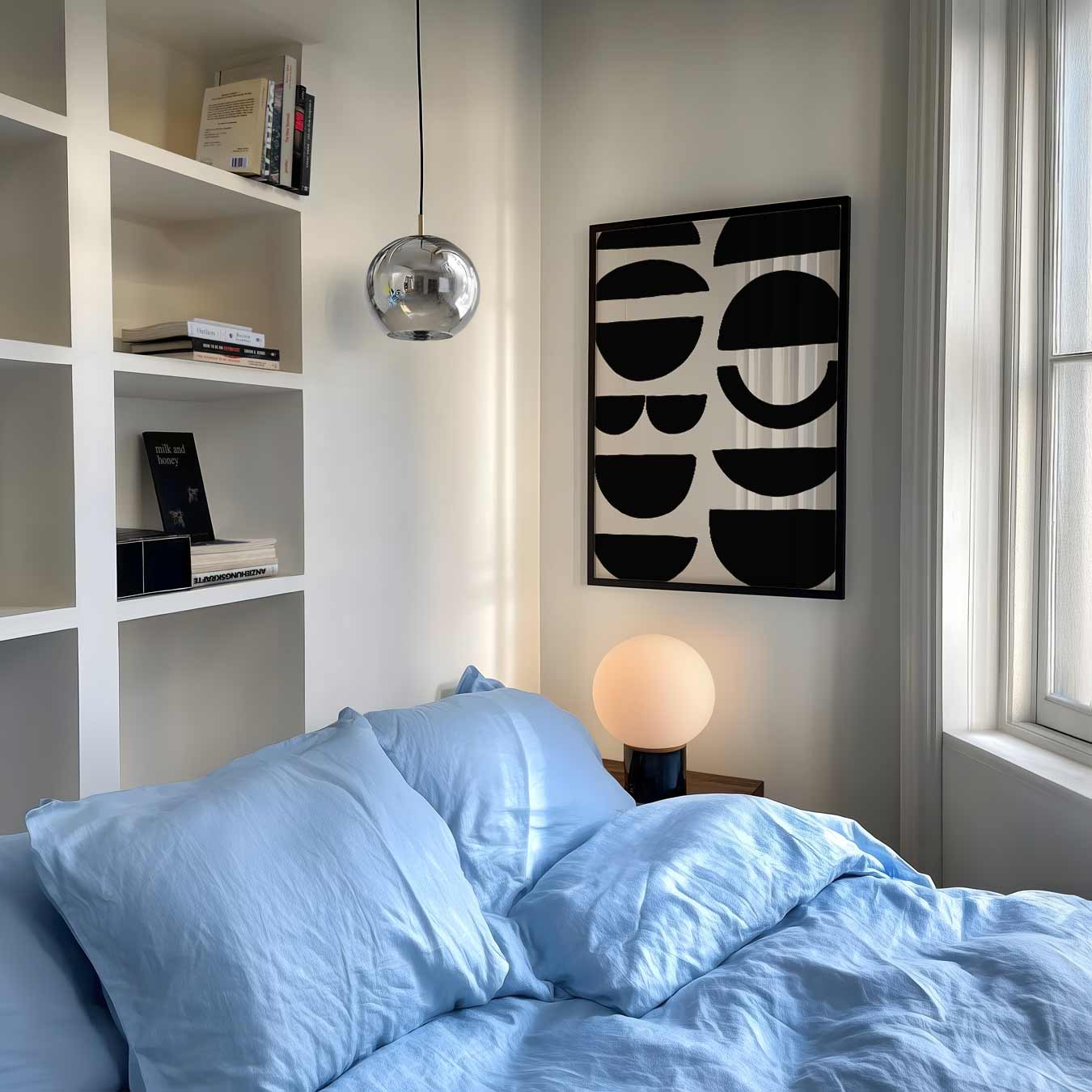 Modern Geometrische Wandkunst Poster-WallArtistic