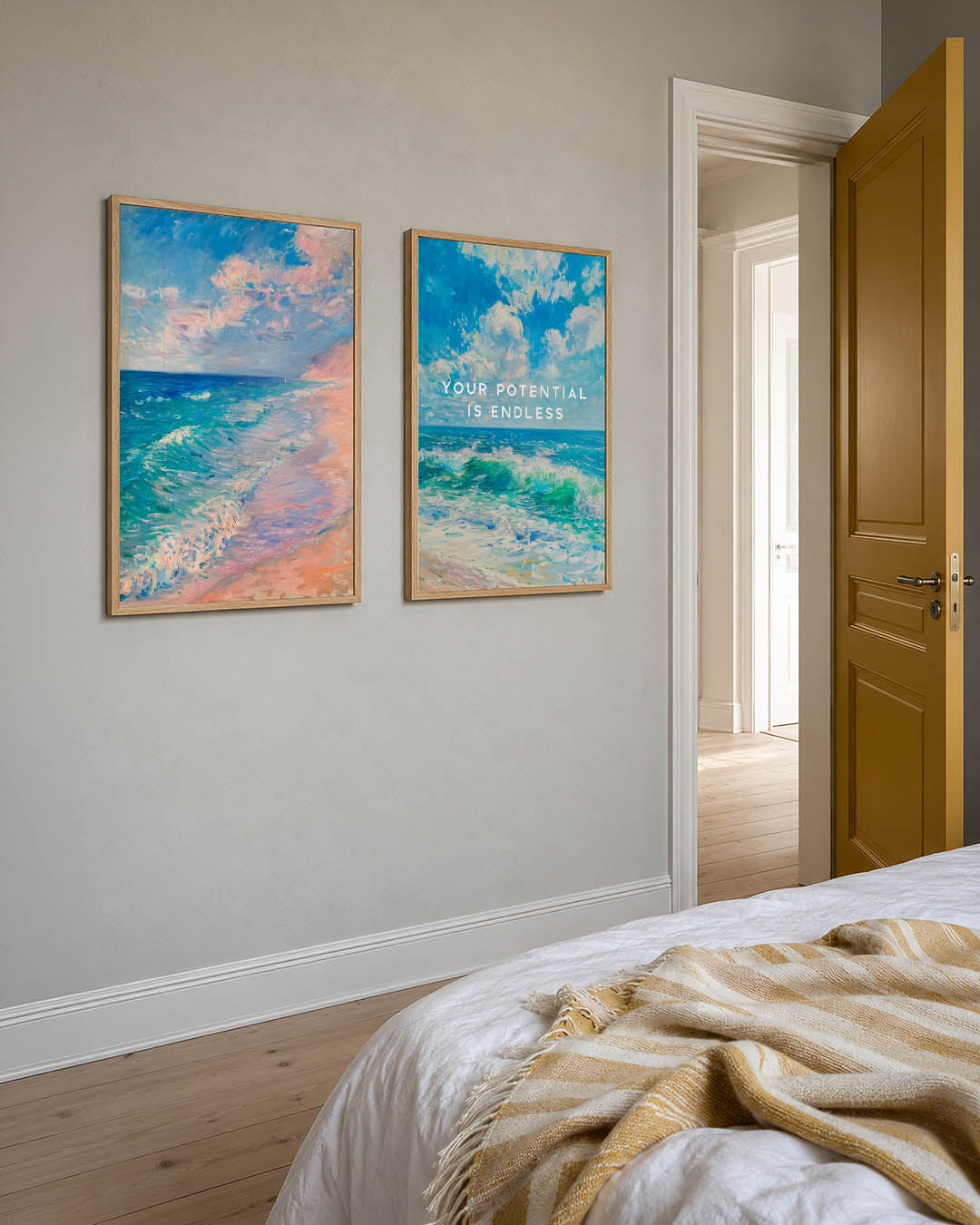 Zee en lucht Posterset