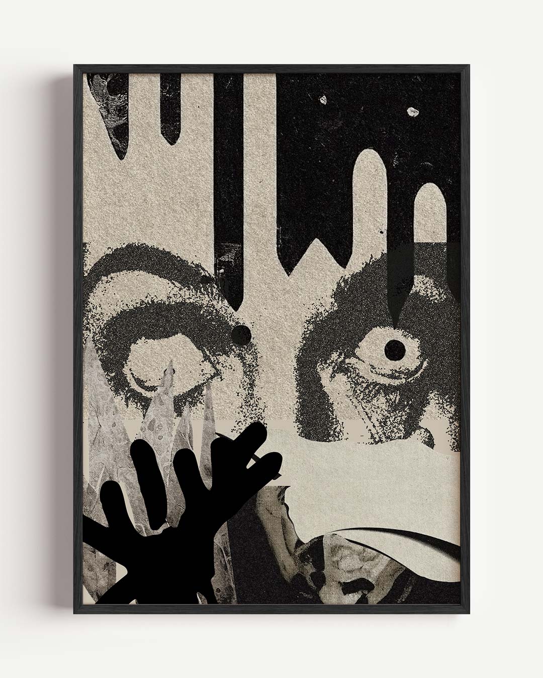 Intrigerende Blik Collage Poster-WallArtistic