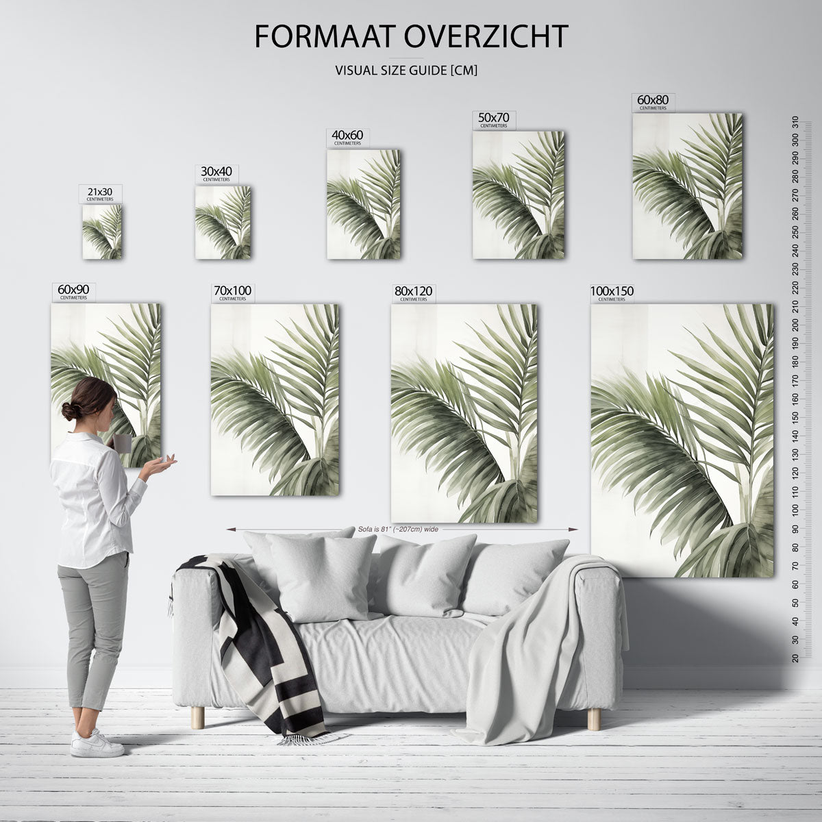 Groene bladeren Poster