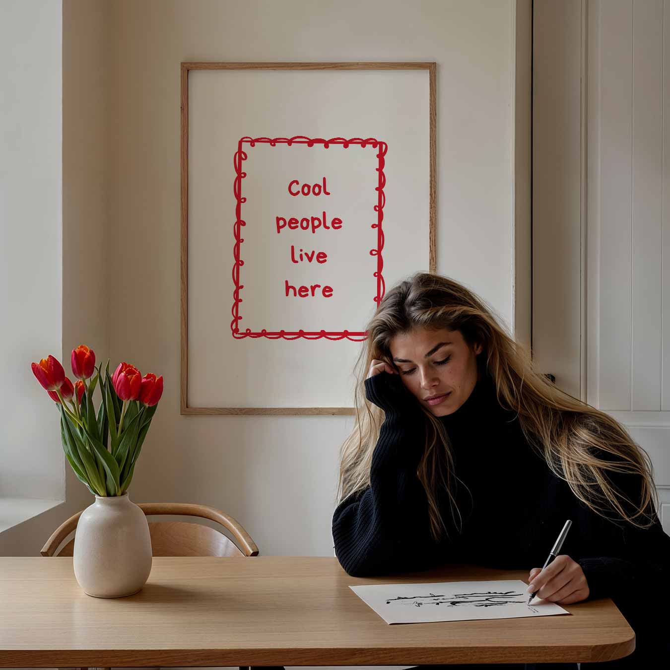 Stoere Mensen Poster-WallArtistic