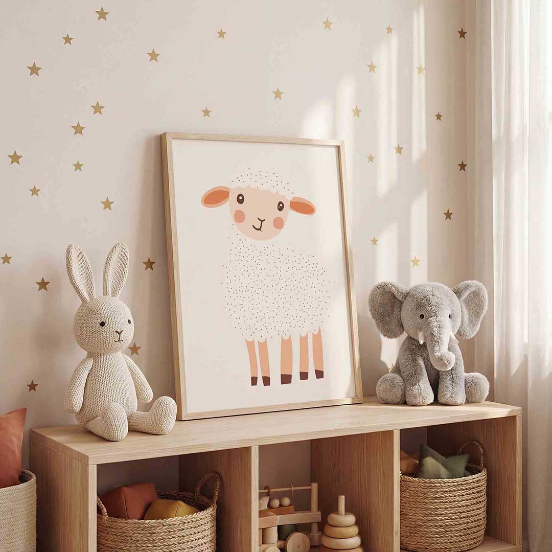 Schattig schaap Poster
