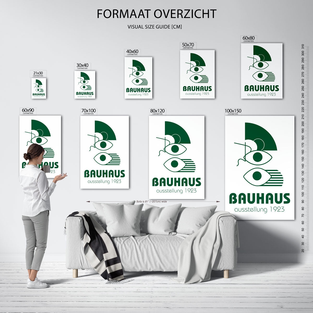 Vormen en lijnen Poster