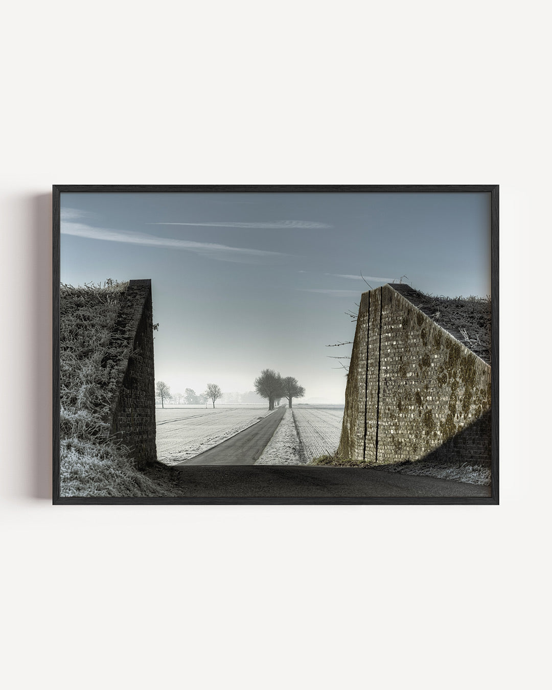 Winterse weg Poster