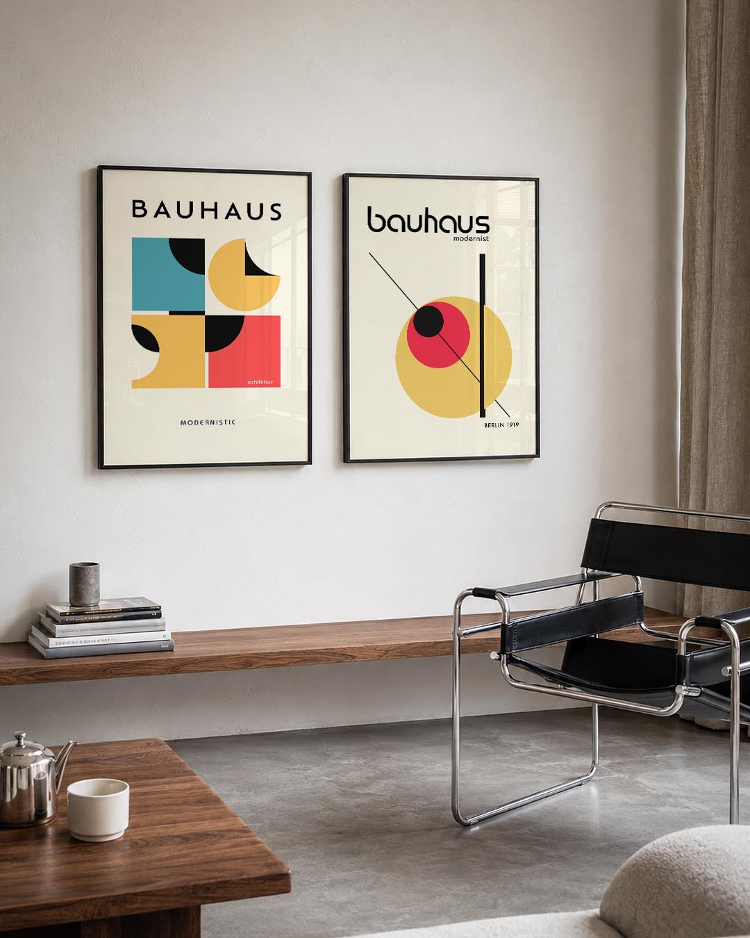 Vorm en kleurenspel Posterset
