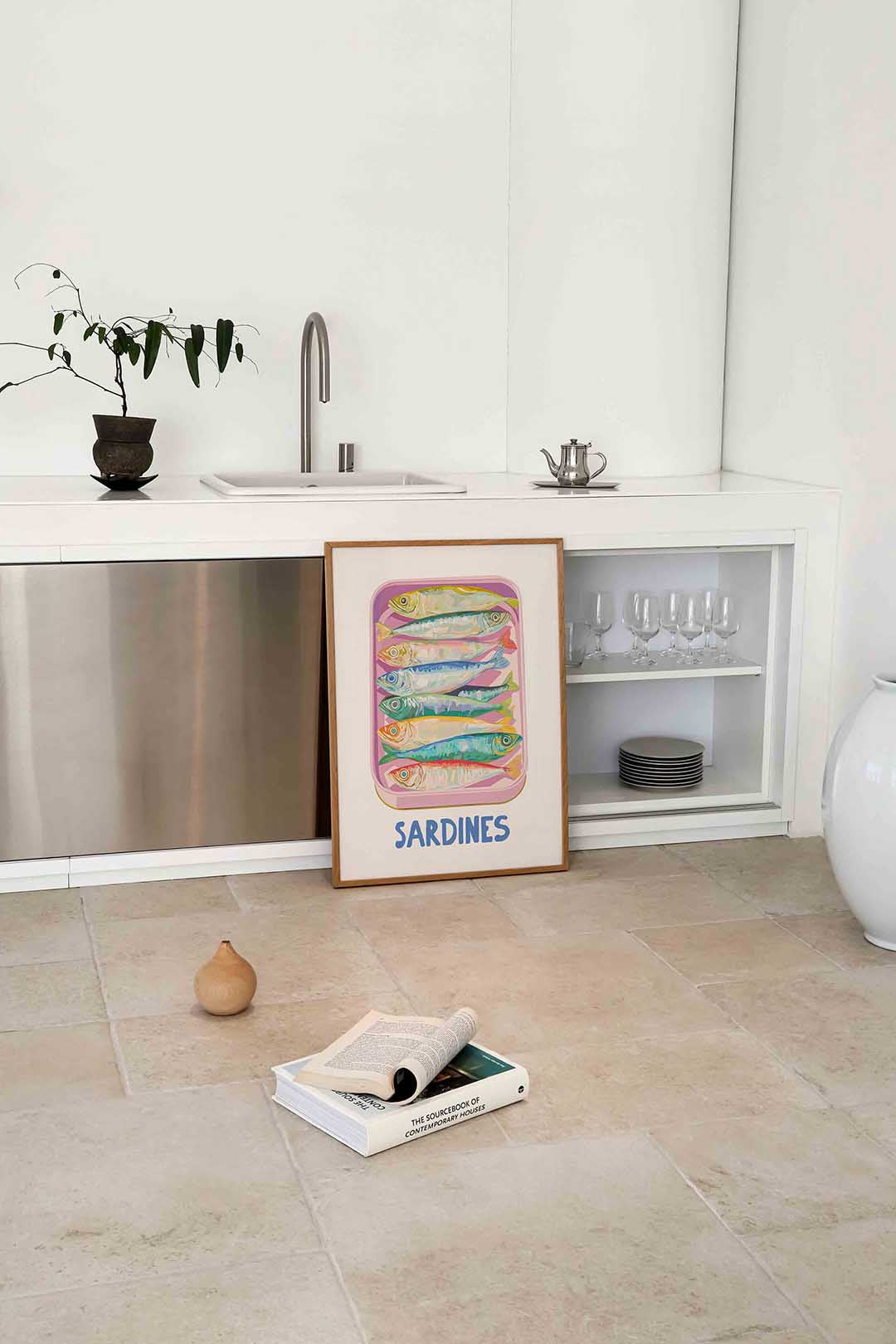 Sardines in blik Poster
