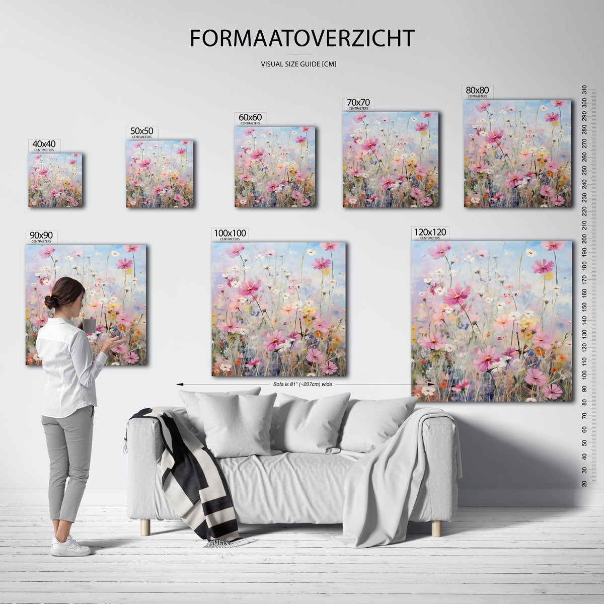 Bloemenveld Poster