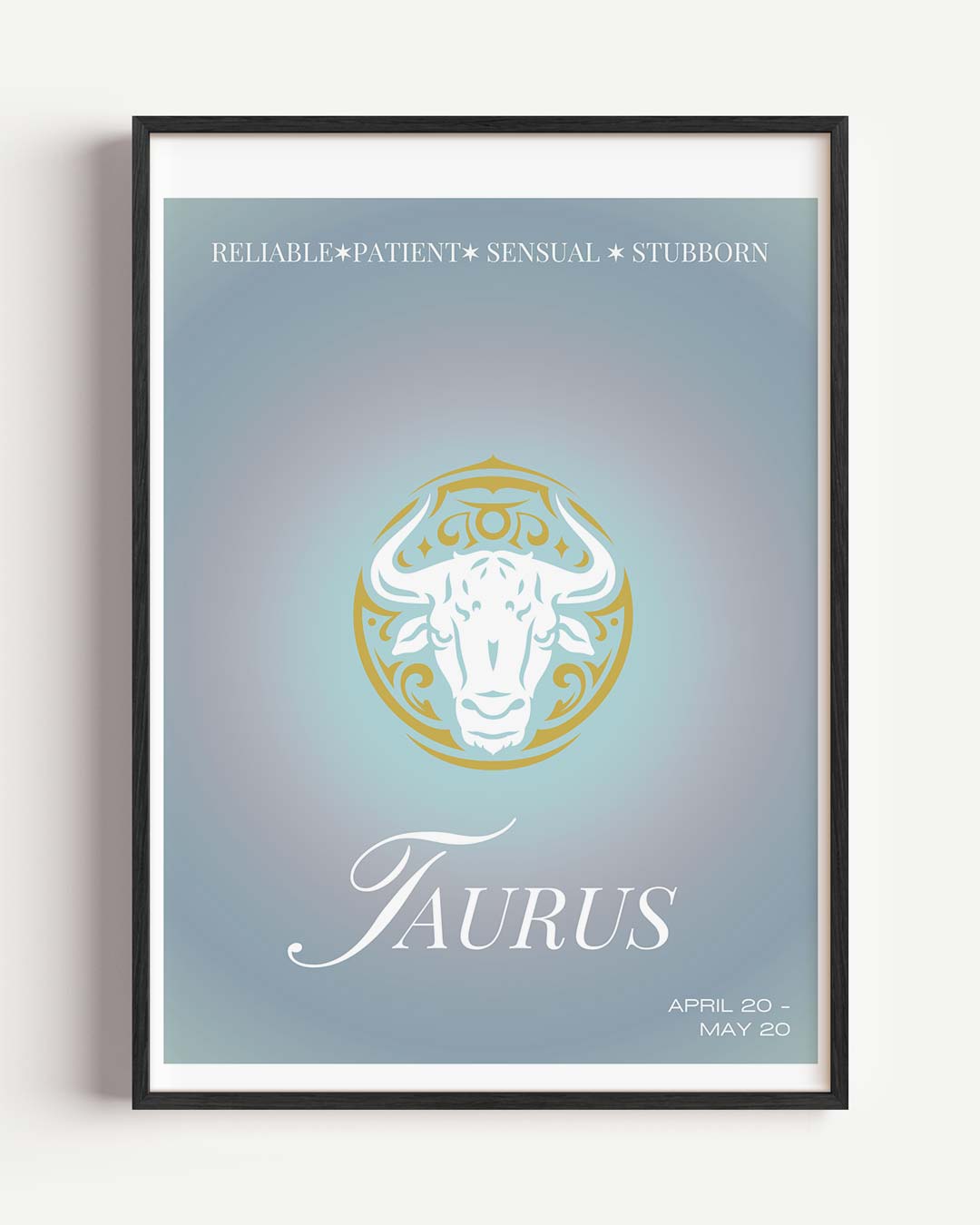 Taurus Zodiac Poster-WallArtistic