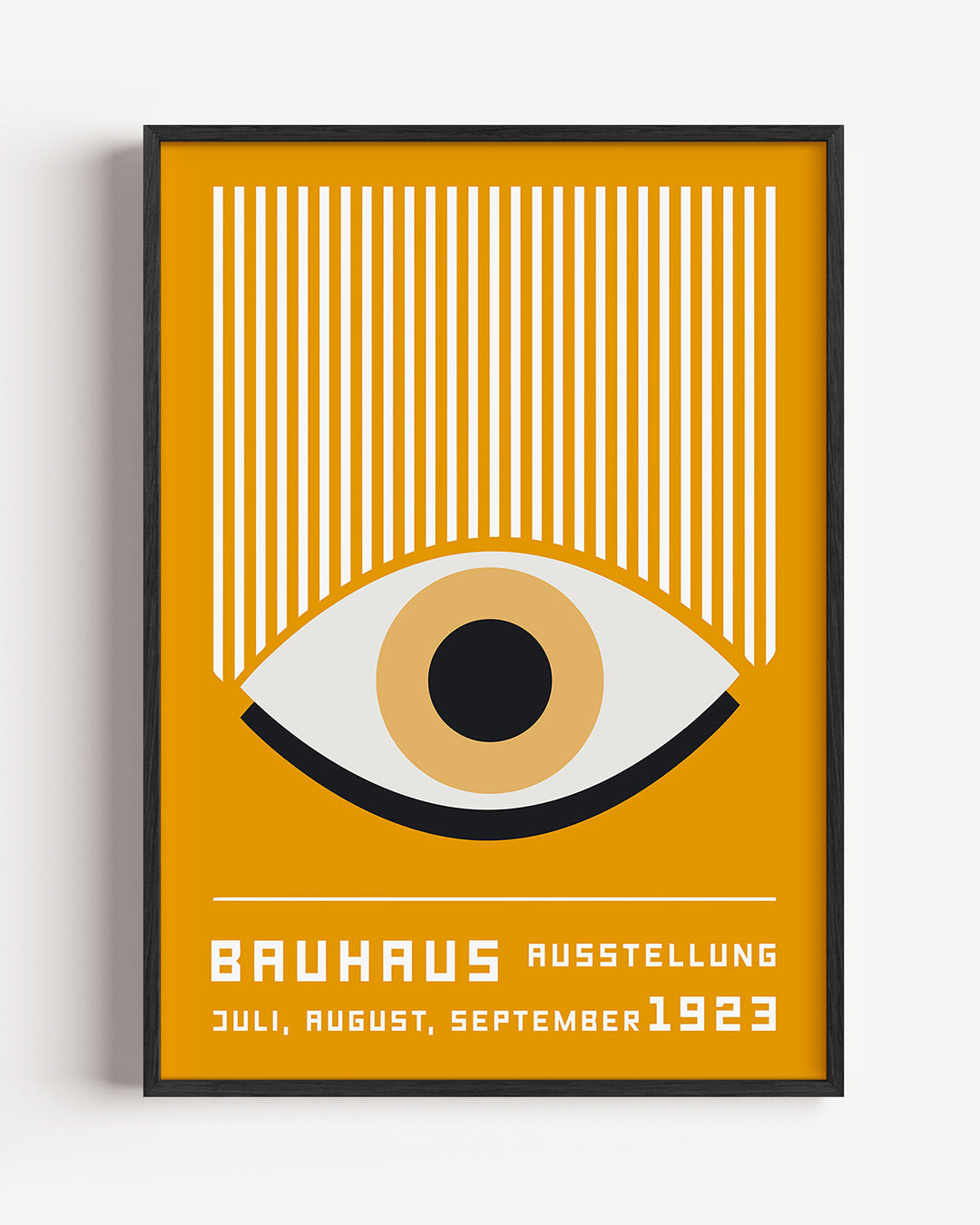 Lijnen en oog Poster