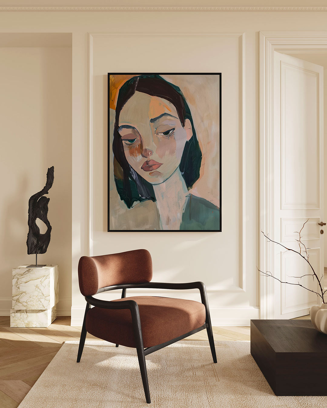 Portretstudie Kunstwerk
