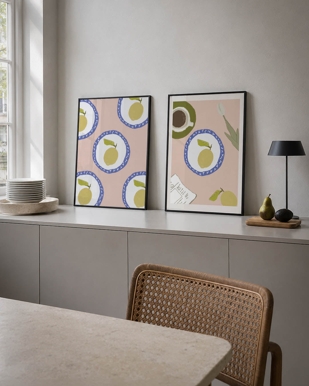 Cirkels en citroenen Posterset