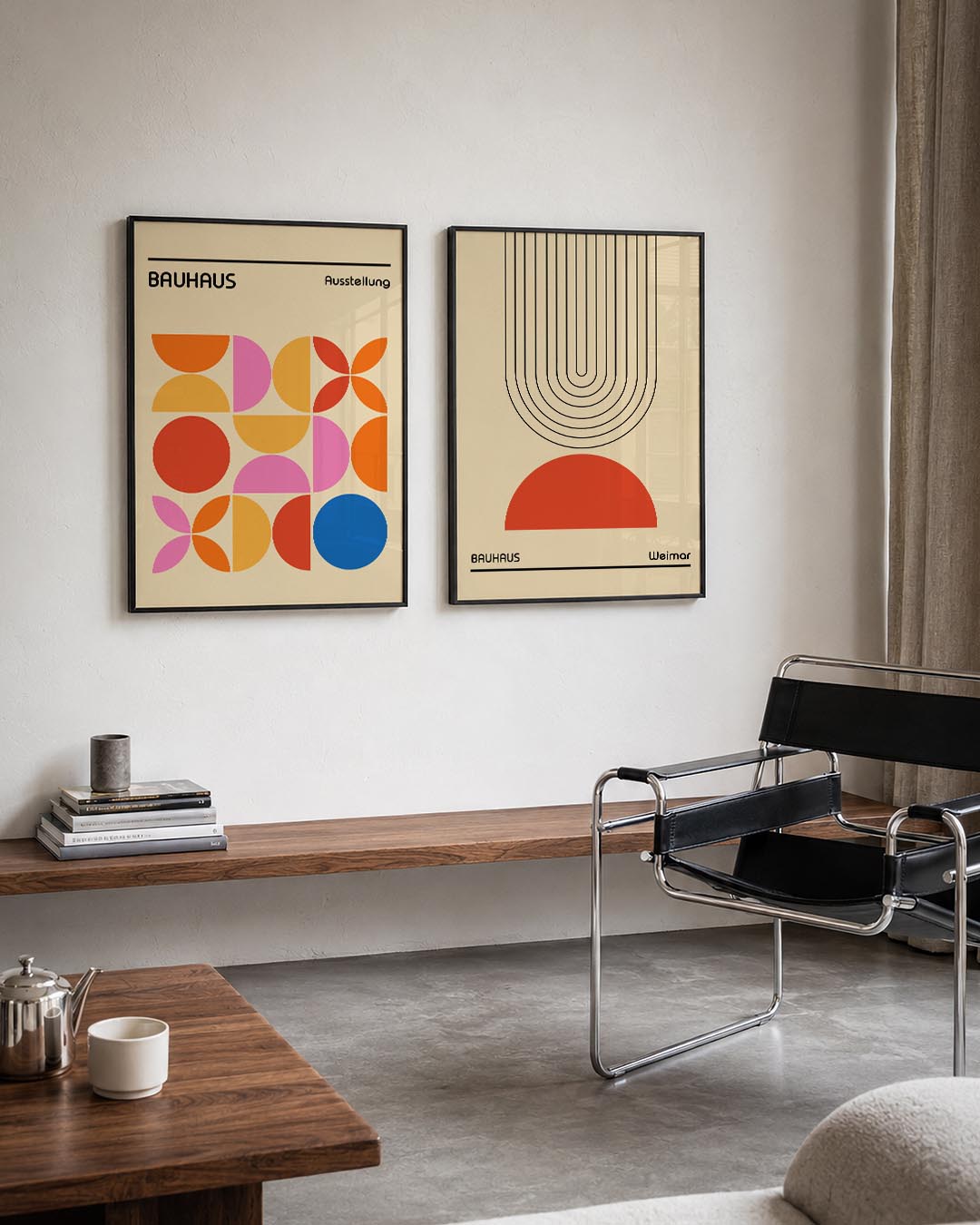Vorm en kleurenspel Posterset