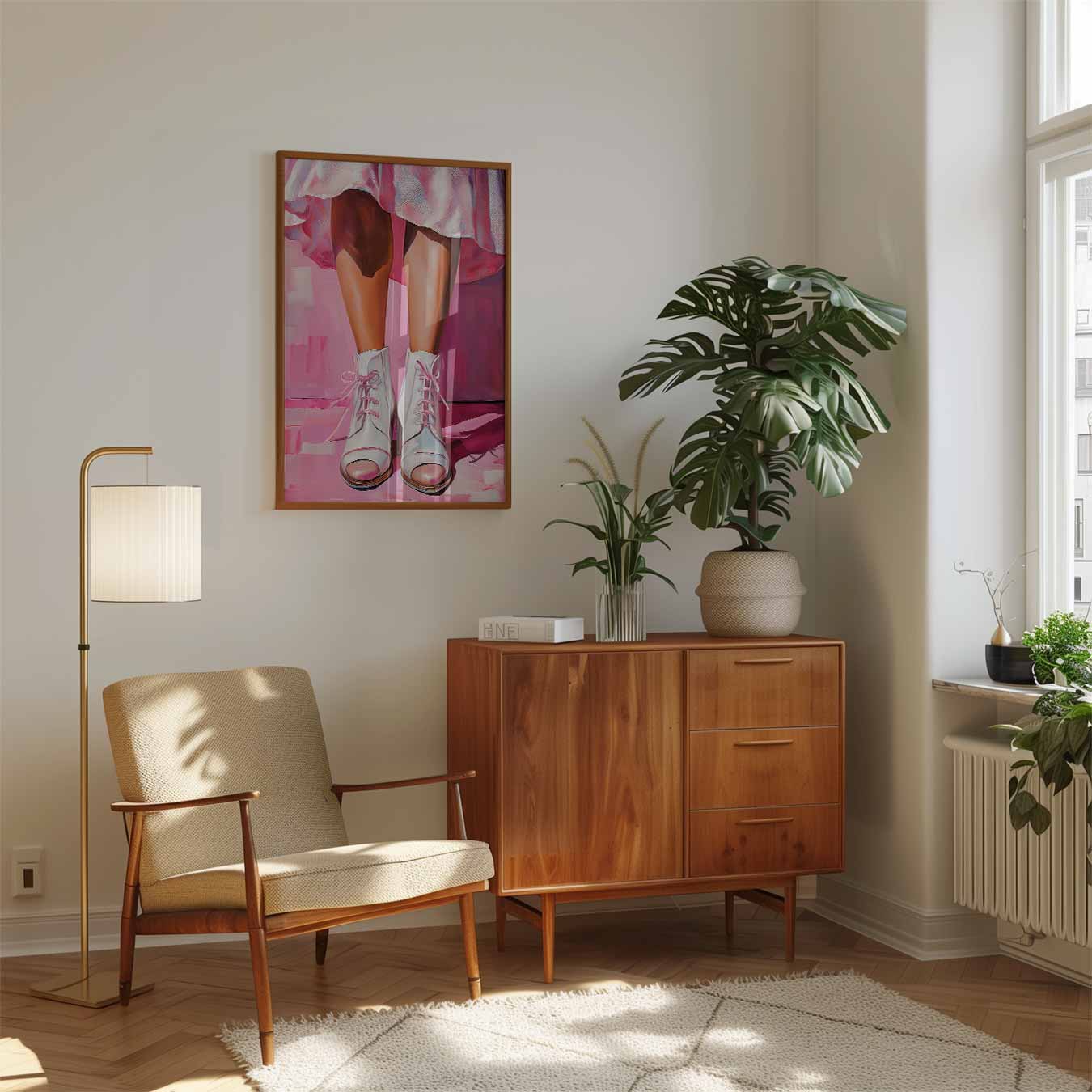 Vrouwelijke Verfijning Poster-WallArtistic