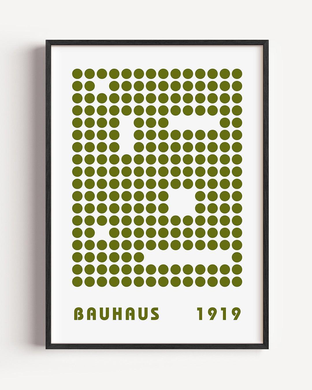 Puntpatroon en typografie Poster