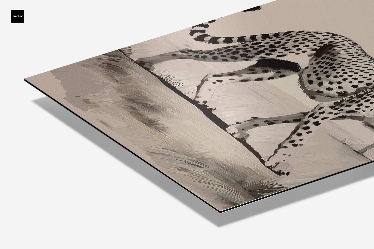 Graceful Cheetah on the Savannah Artwork