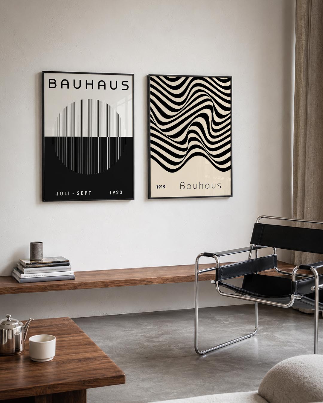 Lijnen en vlakkenspel Posterset