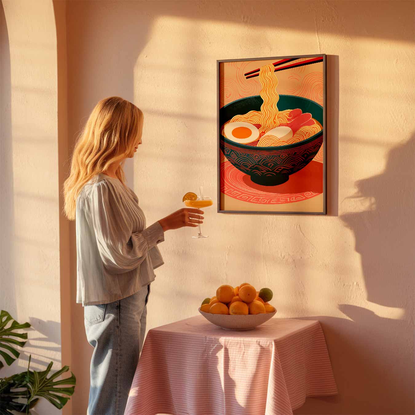 Ramen Liefhebbers Poster-WallArtistic