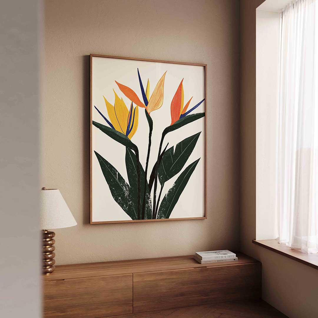 Tropische bloemen Poster
